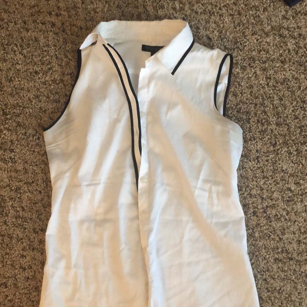 Banana Republic white button-up